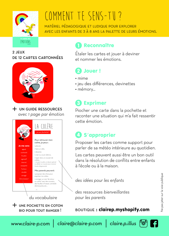 La Météo Des Émotions - Jeu De Cartes Éducatif - 51 Cartes, 132 Émotions Et 20 Paysages - Créé Par Une Psychologue - Fabriqué En France - Dès 4 Ans